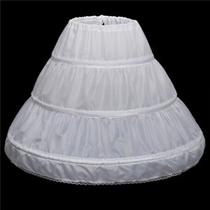 factory price white kids petticoat underskirt petticoat for girls
