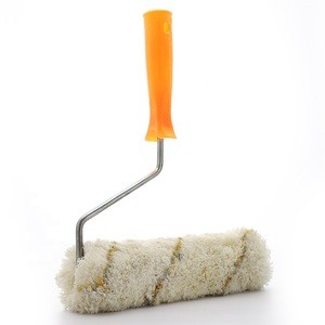 Factory quality soft microfibre fabric decorative paint tools sponge wall roller brush