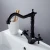 Import Factory sale classic European style antique black brass bathroom sink faucet dual handle shower room basin water tap mixer B3213 from China