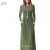 Import Factory Sale Solid Pockets Long Sleeve Maxi A-line Women Dresses Modest Islamic Clothing Abaya Muslim Dresses from China