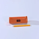 Factory student pencil stationery bag customized simple fashion creative canvas pencil bag  print logo stationery bag