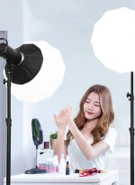 Factory Wholesale 100W Warm Cold White Lantern Box Continuous Lighting Kit Soft Led Light Photo Box Studio