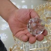 Factory Wholesale Crystal Chandelier Parts Machine Cut Faceted Ball