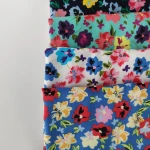 Factory wholesale high quality 100% rayon 45s print soft rayon elastic knitted fabric