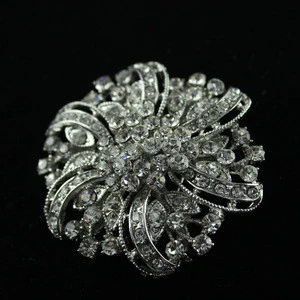 Factory wholesale hot sale crystal bridalwedding rhinestone brooch
