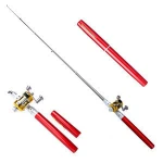 Factory wholesale Mini Portable Pocket Aluminum Alloy Fishing Rod Pen