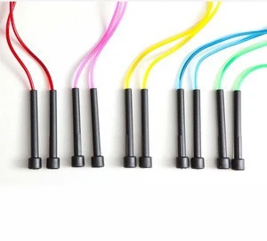 Factory wholesale PVC Jump Rope Speed Skipping Jump Rope with Handle