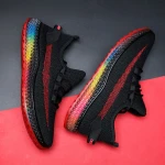 Fashion Convenient Shoelaces Design Heel Protection Cushion Outsole Sport Shoes Men