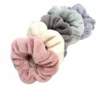 fashion haargummi furry scrunchies girls imitation rabbit fur elastic hair ties accessories high quality designer hair bands
