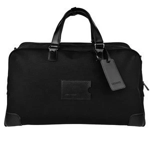 Fashion large capacity anti-theft business style nylon custom logo duffel sports gym travel bag for men