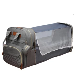 Fashion Nappy Bags Portable 2Piece Sleeping Baby Mummy Travel Bag Diaper Bag