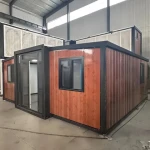 Fast Assembled 2 Bedrooms  Folding House Foldable Portable Movable Expandable Container House with Full Bathroom