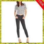 Female show thin elastic skinny denim jean, latest fashion edition branded jeans ,china jeans town produce it