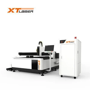 Fiber 1530 500W CNC Laser Cutting Metal Steel Sheet Machine / laser cutting machine with 5 years warranty