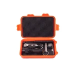 First aid survival gear mini plastic box outdoor survival SOS outdoor camping survival kit
