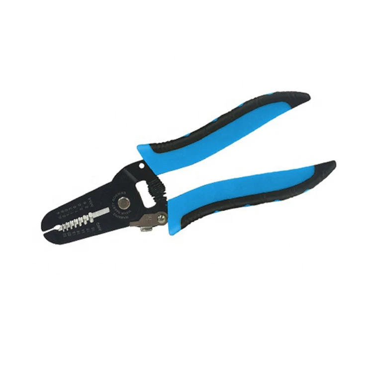 FIXTEC Professional Crimping Tool Multi-Function Hand Tool 50# 7Inch Crimper Wire Stripper Pliers