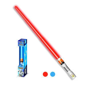 Flashing toy kids light saber laser sword with real movie sounds
