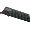 Flat and Stable IP68 Waterproof Medical Keyboard with attached Rubber Feet