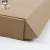 Import Flat Foldable Die Cut Kraft Brown Cardboard Custom Corrugated Mail Box with Logo from China