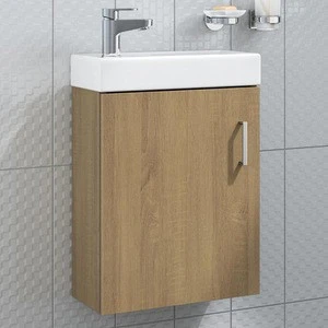Floor standing home design melamine bathroom cabinet furniture