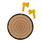 Flying axe throwing game target shooting indoor/outdoor sports toys for children