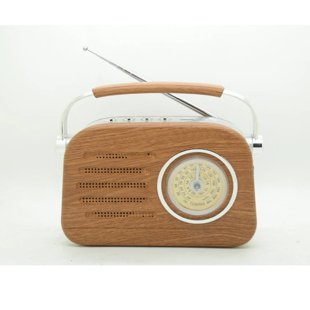 FM home Radio with bluetooth /bamboo color radio