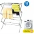 Import Foldable Drying Laundry Rack, Foldable 3 tier clothes drying rack rolling collapsible laundry dryer hanger stand indoor outdoor from China