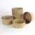 Import Food Grade Certificated Kraft Paper Salad Bowls with Lids from China