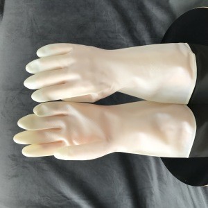 for sale white nitrile industry gloves acid and alkali resistant gloves