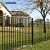 Import Fortress Fence Classic Residential 3 ft high wrought iron fence from China