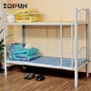 Free Sample Simple Top Designer University School Students Dormitory Loft Powder Coating Finished Bunk Bed for Sale