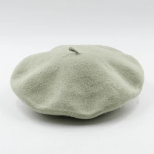 French Style Lightweight Casual Classic Solid Color Wool Beret Hat Cap