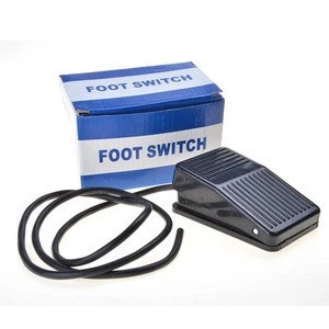 FS-1 plastic Foot switch TFS- SPDT foot switch with self reset line Momentary Electric Power Foot Pedal Switch
