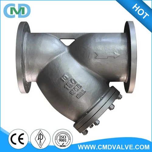 Fuel Oil 304 Stainless Steel Fine Mesh Y Type Filter Strainer