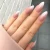 Import Full cover nude color 24pcs abs artificial nail set coffin shape fingernails from China