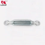 Galvanized German Type Cable Turnbuckle Drop Forged DIN1480 Standard Wire Rope Turnbuckle with Eye and Eye