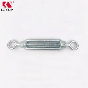 Galvanized German Type Cable Turnbuckle Drop Forged DIN1480 Standard Wire Rope Turnbuckle with Eye and Eye