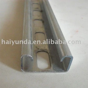 Galvanized Steel Slotted Channels