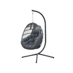 Garden Foldable Rope Rattan Patio Swing outdoor