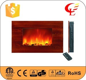 gas flame effect compact electric fireplace