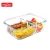 Import Glass Food Storage Containers with Lids, Airtight Glass Lunch Bento Boxes, BPA-Free (5 lids & 5 Containers) - White from Pakistan