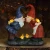 Import Gnomes Gift Kissing Statue Solar Light Outdoor Figurines Lawn Yard Gardening Decoration Resin from China