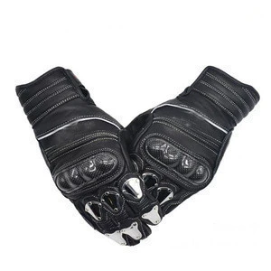 Goat Leather Motorcycle Racing Gloves Motocross Full Finger Glove Metal Protector Touch Screen Glove