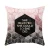 Gold Printed Hot Pink Chair Back Rest Pillow Throw Cushion Cover