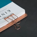 gold rose gold and black Metal Clipboard Writing Pad File Folders Document Holder School Stationery Gifts