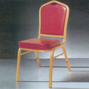 Good News Discount Wholesale Cheap Modern Used High Back Metal Stacking Wedding Hotel Furniture Church Banquet Chair For Sale