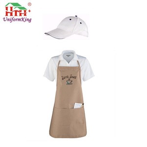good quality cheap fast food restaurant bakery Supermarket uniform for promotion