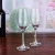 Import good quality colored enamel metal floral wine glass cups holder 2pcs/set from China