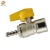 Import Good Reputation BSP Thread chrome Oil and Gas Brass Ball Valve from China