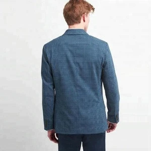 Green checks two buttons natch lapel made to measure Italian suit
